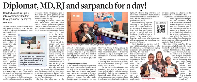 Diplomat, MD, RJ and sarpanch for a day! 1 diplomat 1