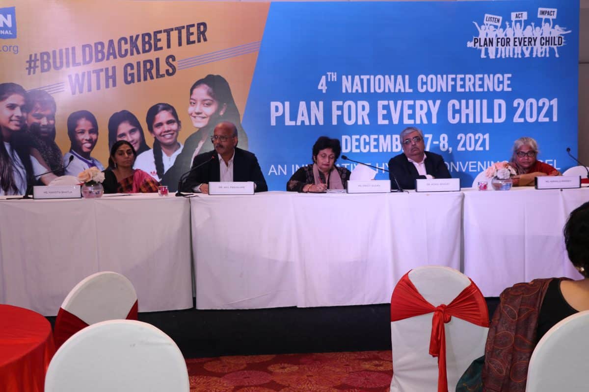 Plan India organise 4th national conference Plan for Every Child 2021 – Build Back Better with Girls