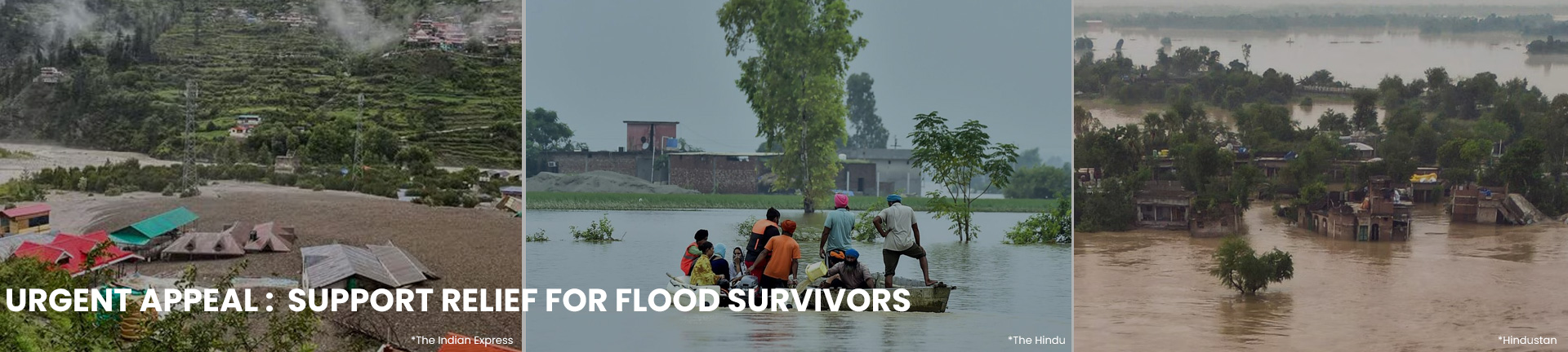 Support flood relief efforts 